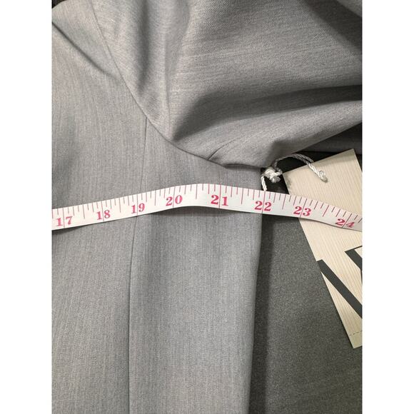 Worthington Women's Gray Double Breasted Blazer Size 14 - Picture 8 of 9